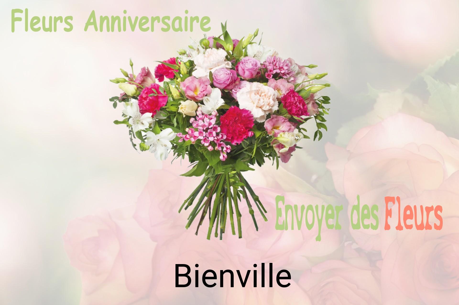 Bouquet de fleurs d’anniversaire livré à Bienville