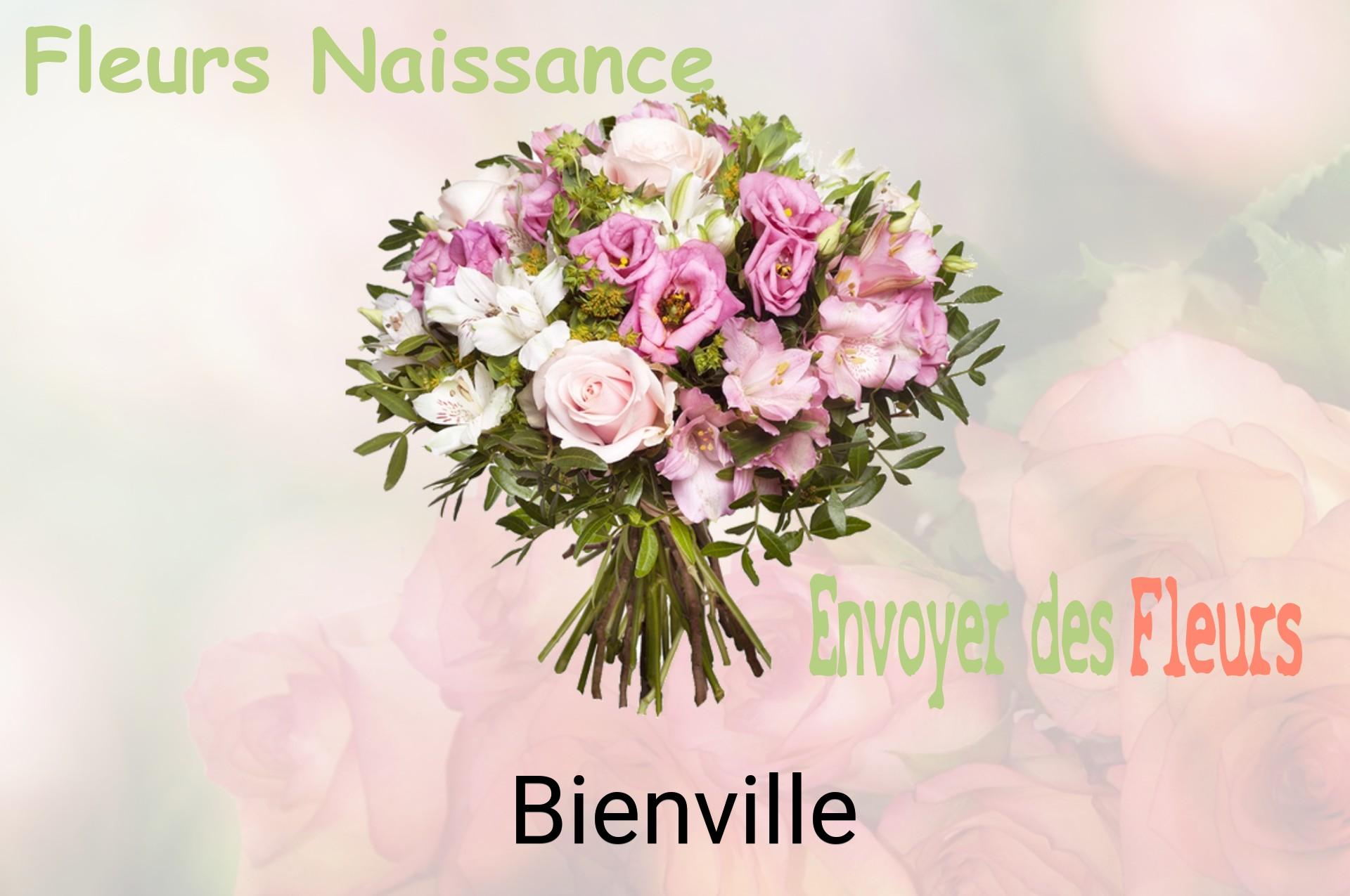 Bouquet de fleurs de naissance livré à Bienville